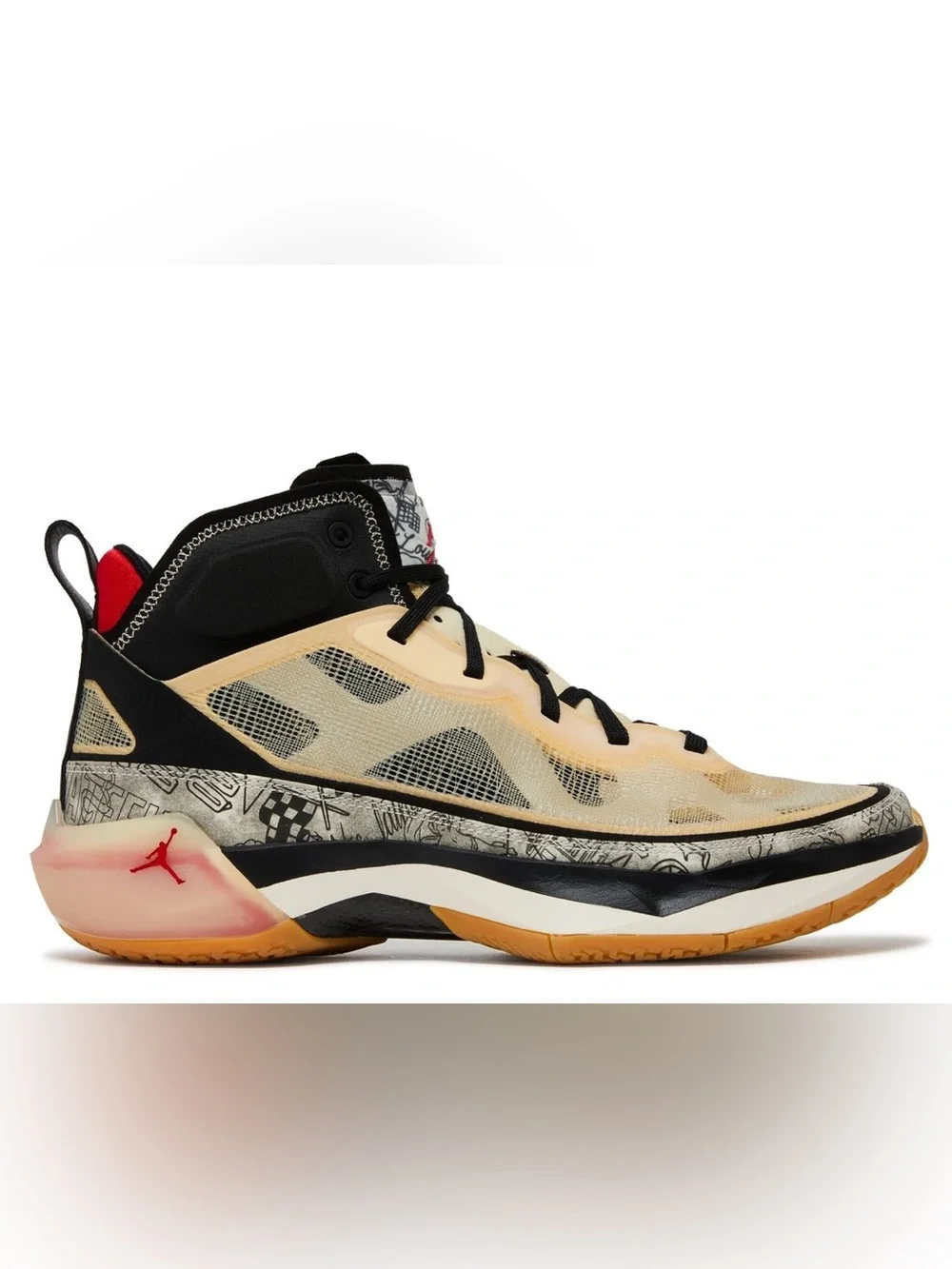 Jordan 37 Jayson Tatum Tattoo Basketball Shoes Mens Size 10 DZ0812-200